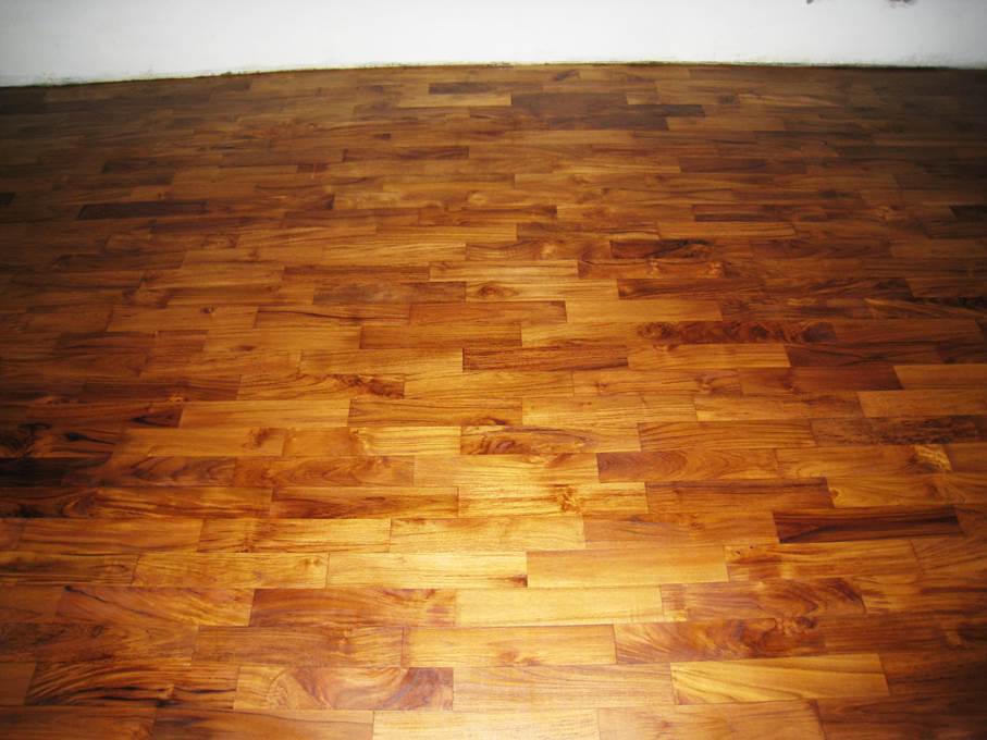 柚木拼花地板
