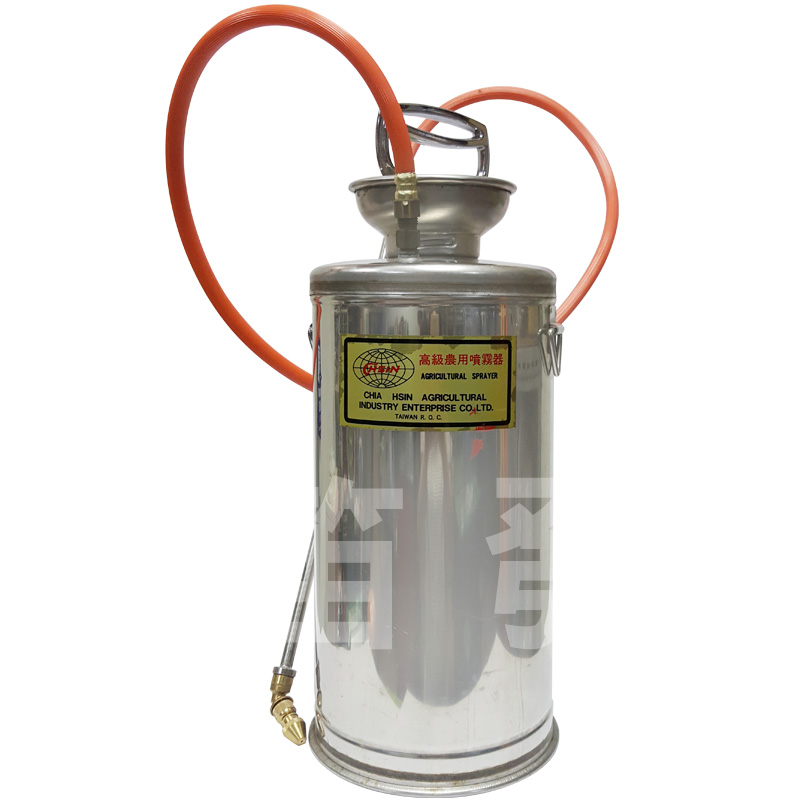 不鏽鋼圓桶手動8L