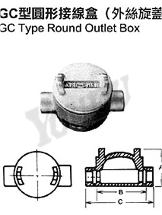 GC型圓形接線盒