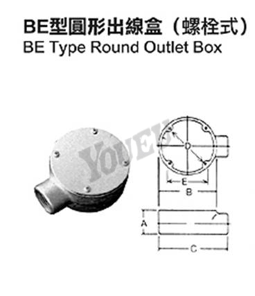 BE型圓型接線盒