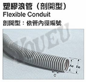 剖開型塑膠浪管
