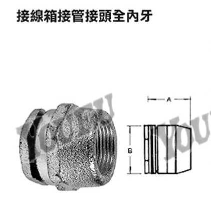 接線箱接管接頭全內牙