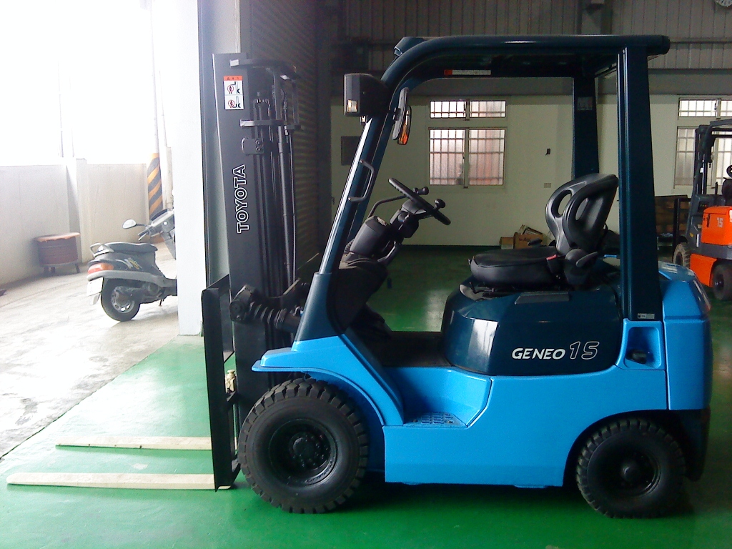 彰化中古堆高機-26.豐田7FD1.5頓