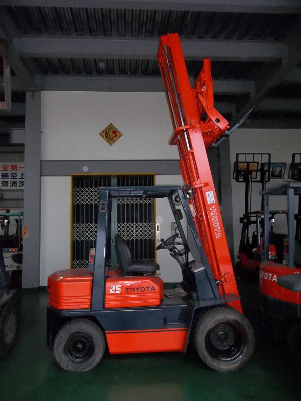 彰化中古堆高機-10.豐田5FD2.5頓