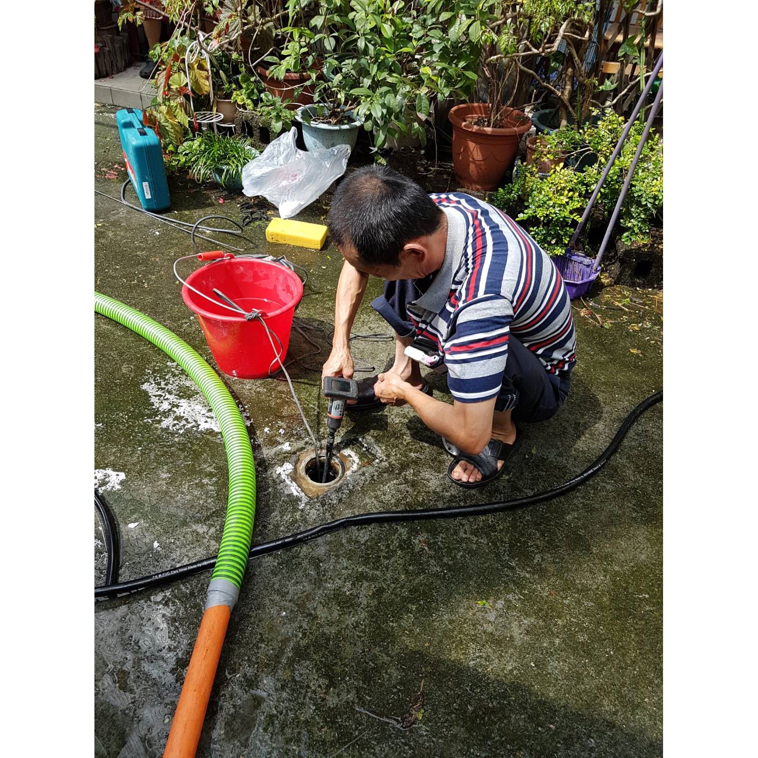 尋測化糞池找出相對的位置