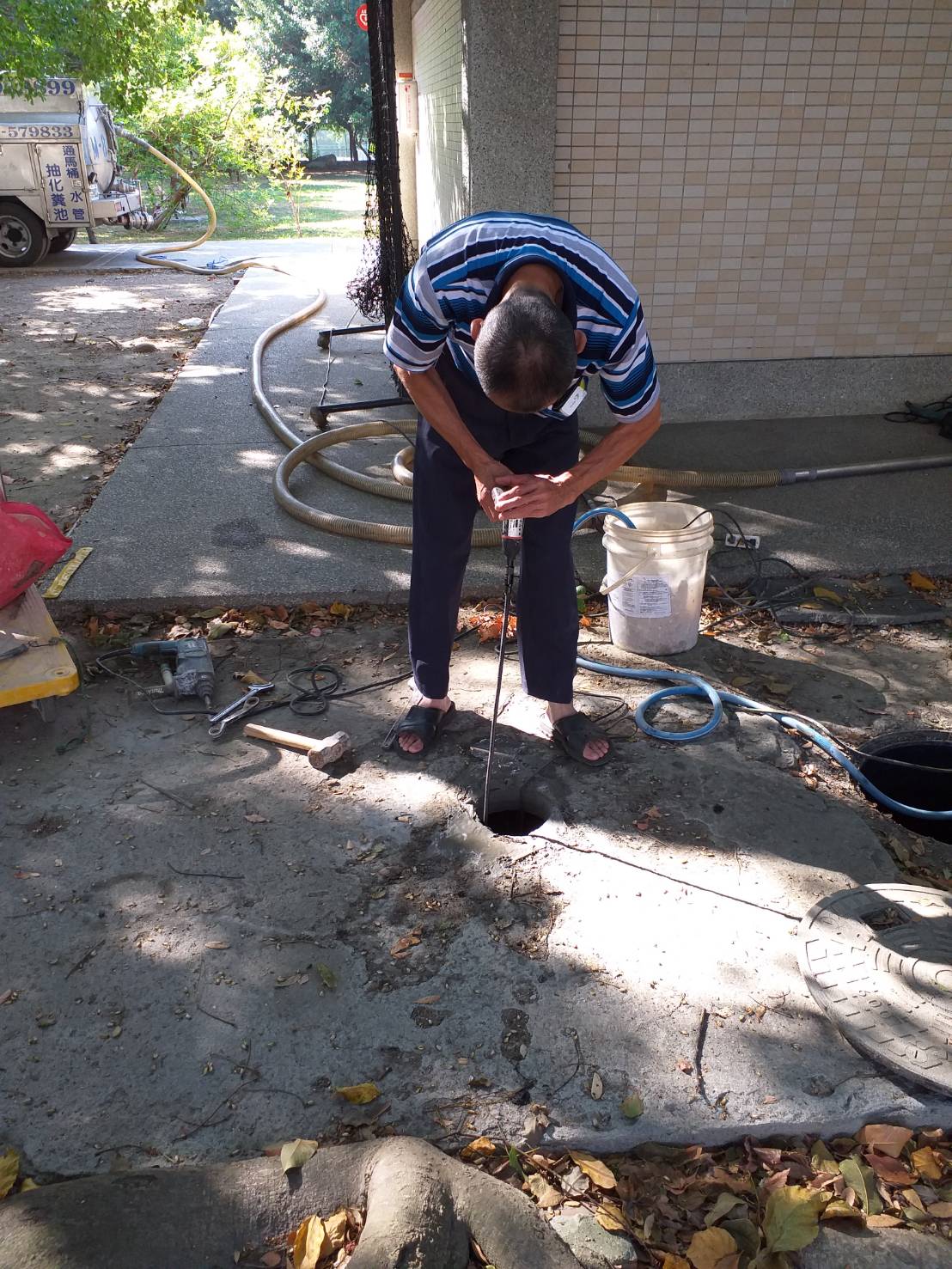 尋測化糞池+處理糟間格