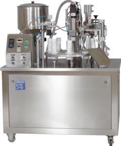 自動塑膠軟管充填封尾機