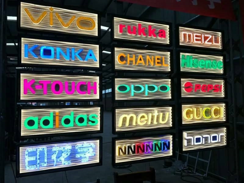 LED燈箱字招牌(台北市廣告招牌,階梯廣告招牌)