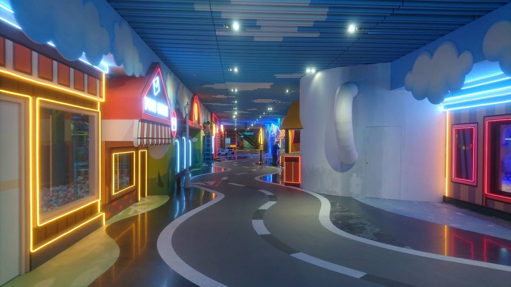 LED燈霓虹燈(台北市廣告招牌階梯廣告招牌)