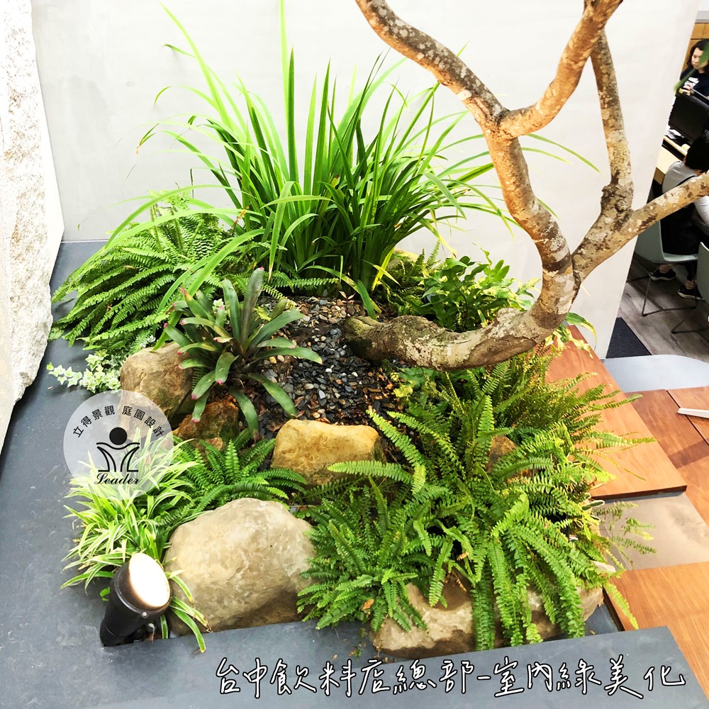 台中飲料店總部-綠美化-10