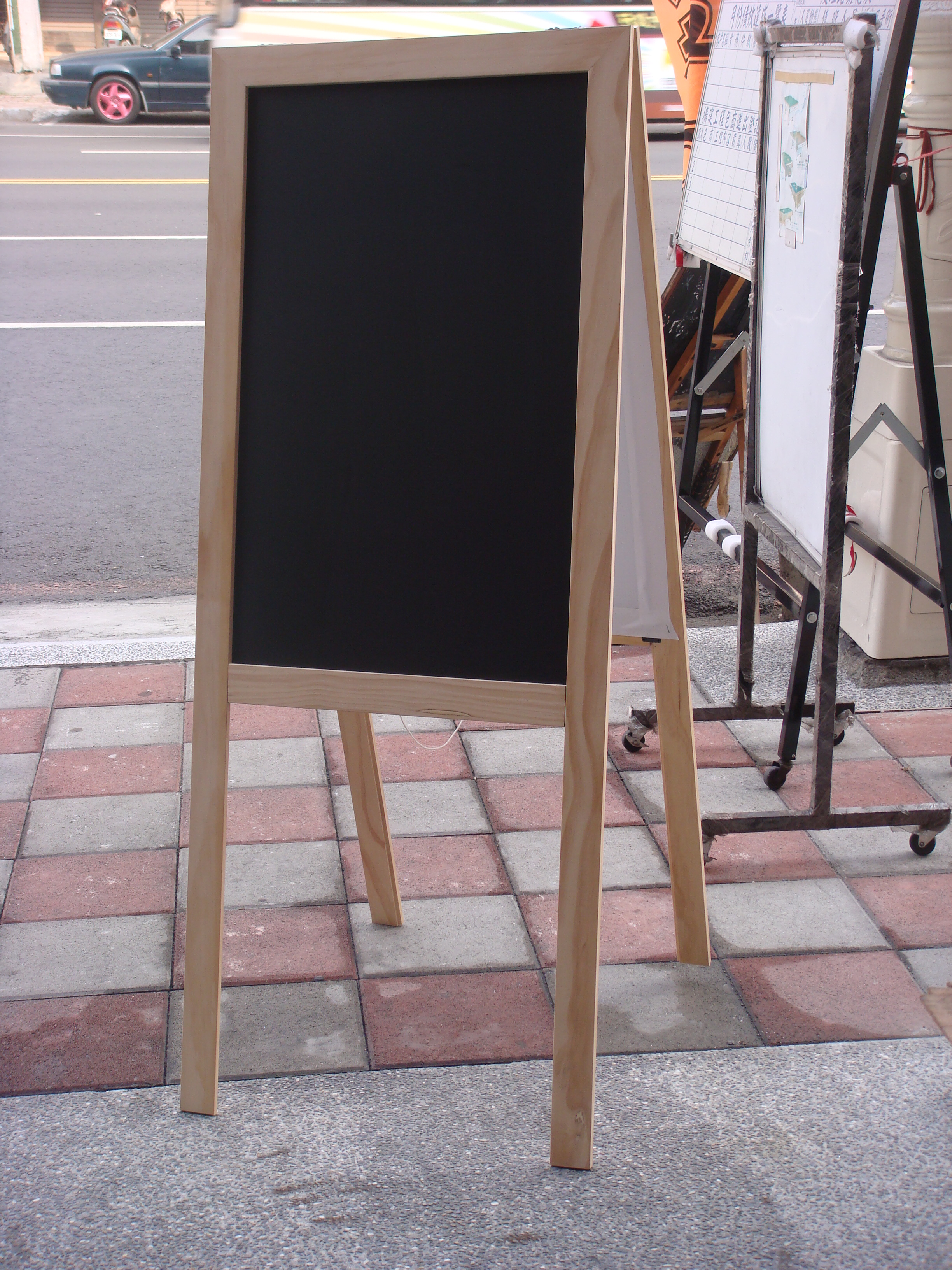 木框黑板展示架