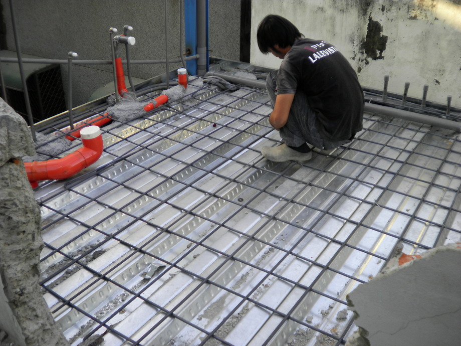 舊房屋整修-綁樓地板鋼筋