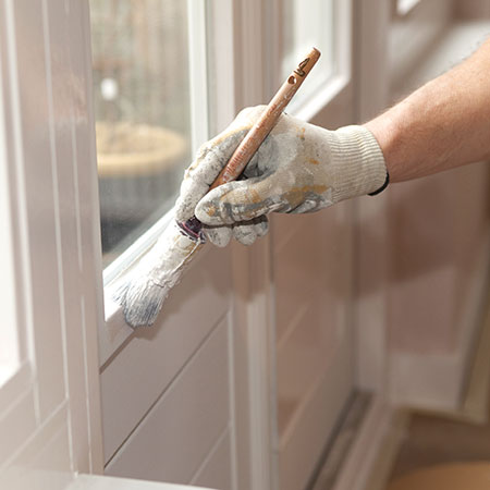 舊房屋整新修繕-門框油漆粉刷