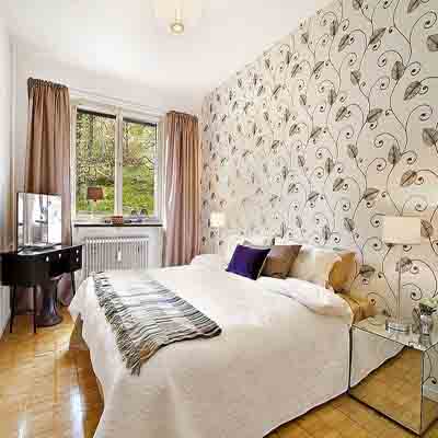 舊房屋整修-房間壁紙裝潢