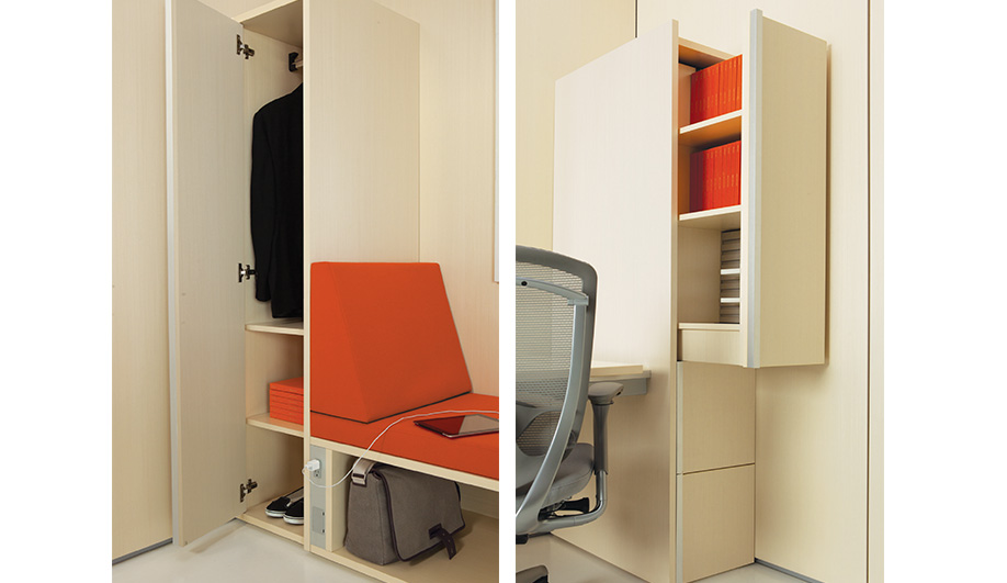 舊屋翻修-衣櫥加書桌系統家具訂製設計