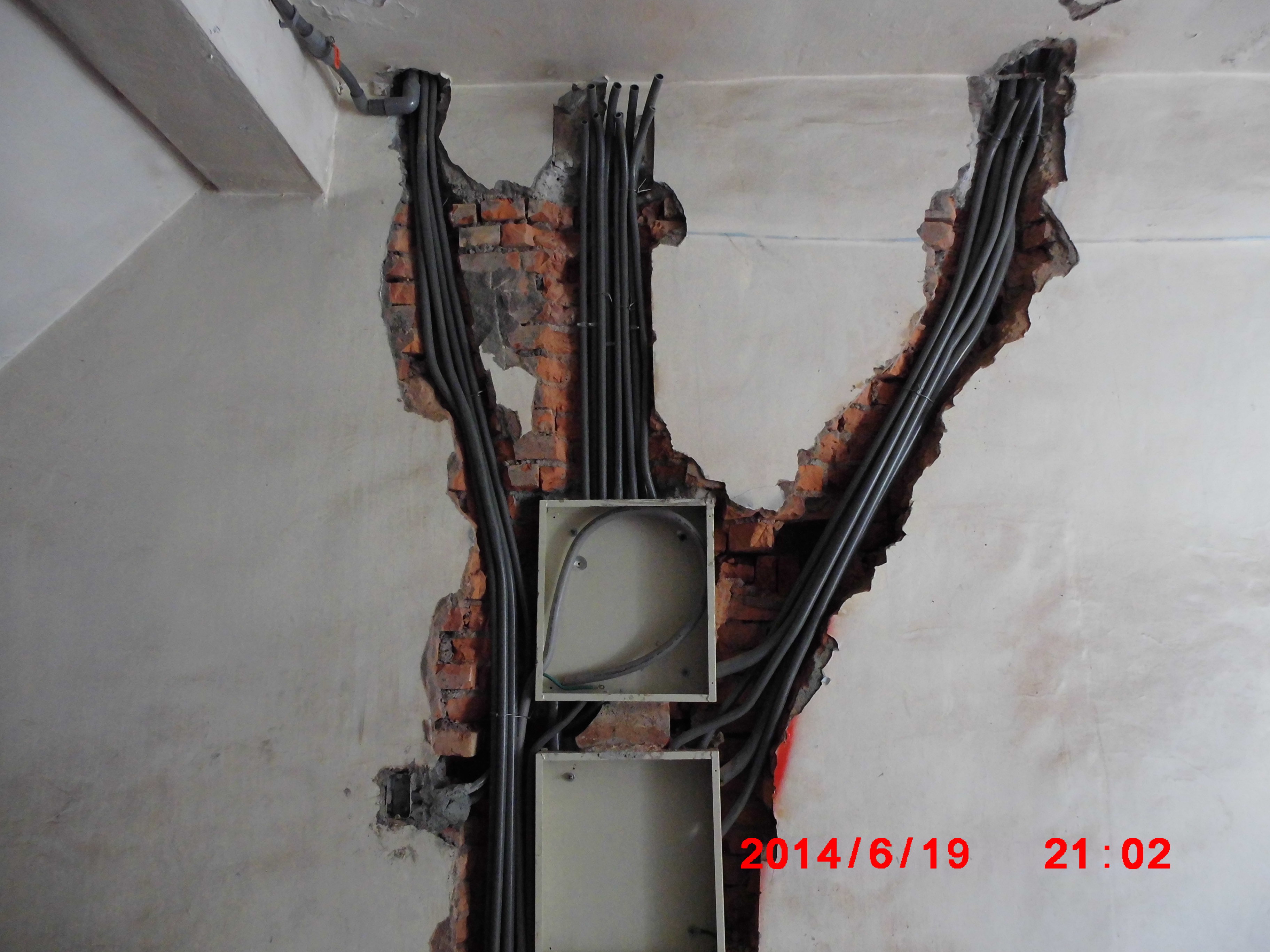 房屋整新修繕-水電工程-電氣及弱電管路幹管