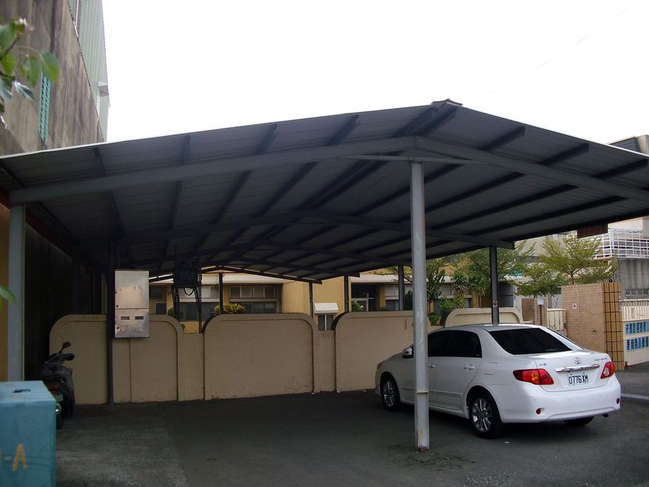 舊屋翻修-鐵皮停車棚