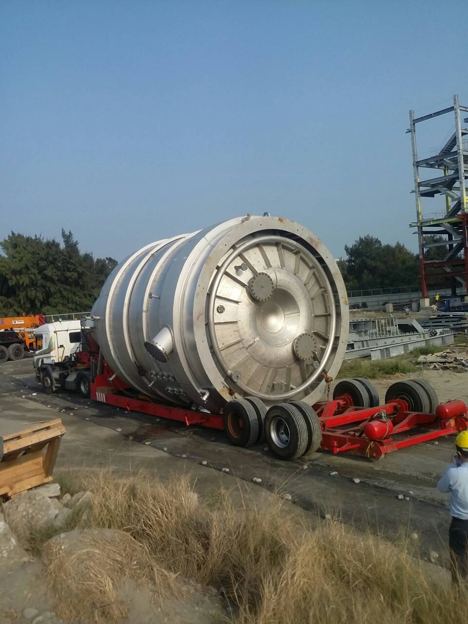 超大型物件托板運送2