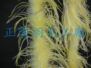 雪花羽毛帶(黃)