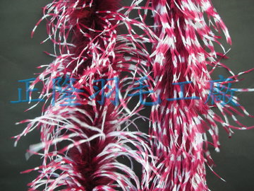 雪花羽毛帶(紅)