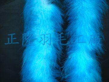 螢光絨毛帶(水藍)