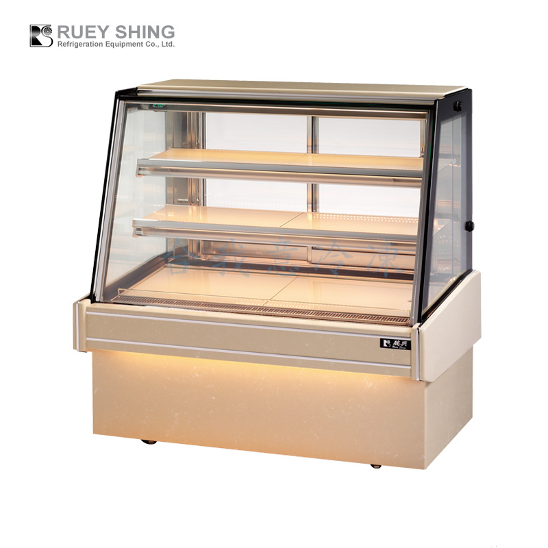 大理石斜玻蛋糕展示櫃