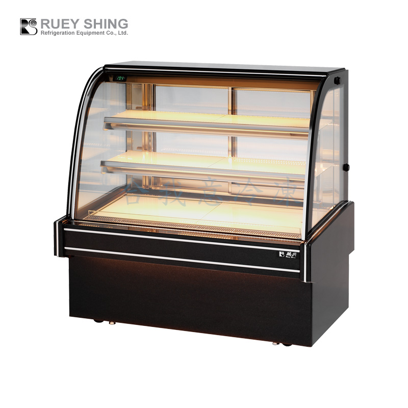 大理石圓玻蛋糕展示櫃-