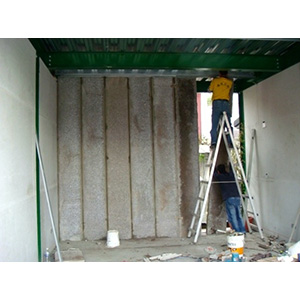 舊公寓翻修工程－陶粒牆隔間施工