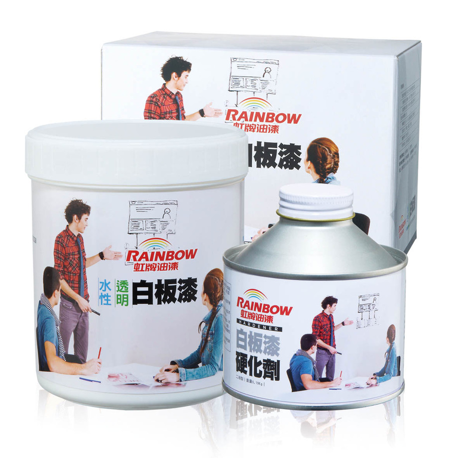 水性透明白板漆