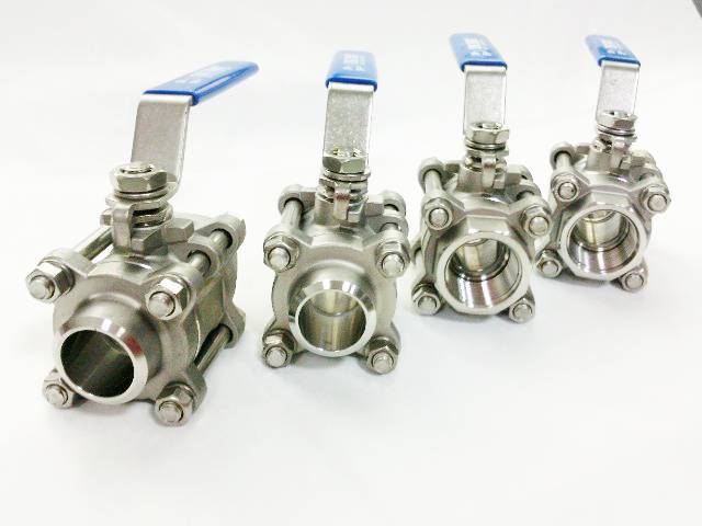 3PC球塞閥(對焊，牙口，套焊)