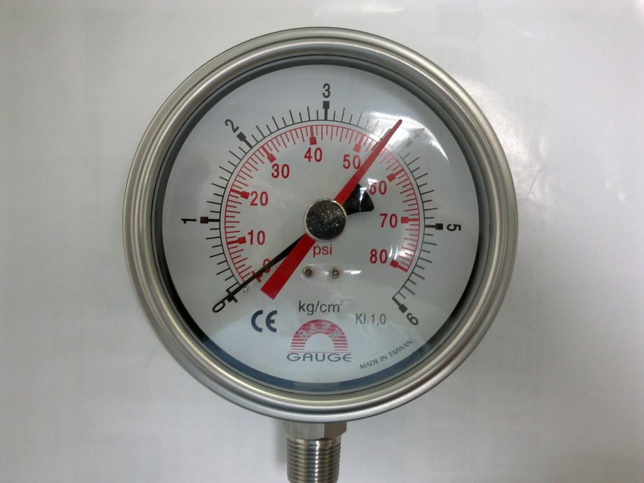 直立高點遺留針壓力表