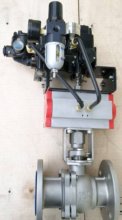 氣缸球閥加定位器