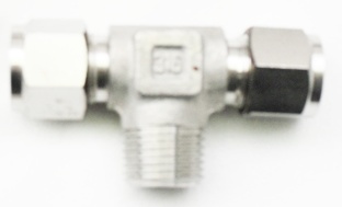 喫入式三通中外牙