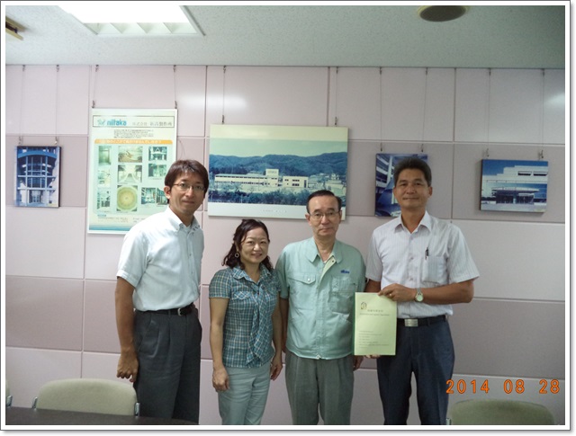 日本新高製作所簽約照