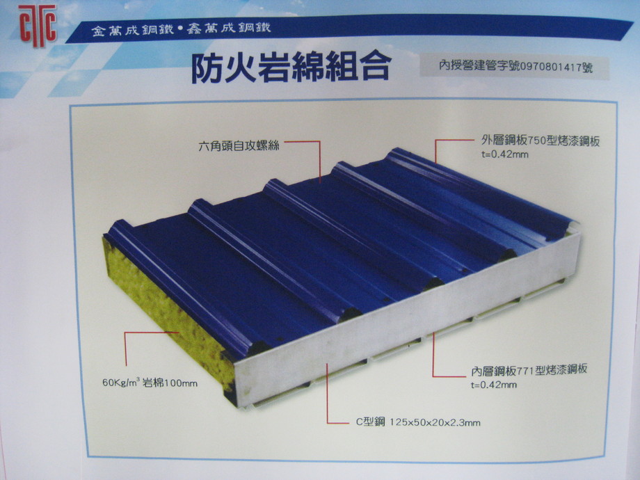 防火岩綿組合