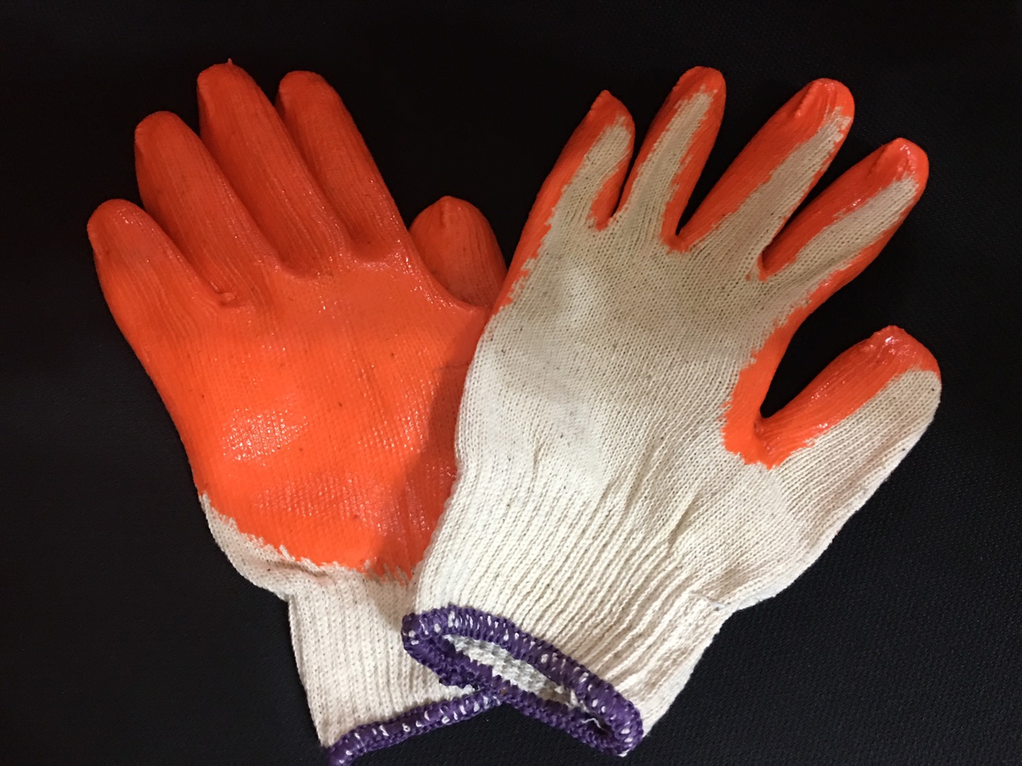 手套工廠-手樂沾膠手套10針（貼手款）