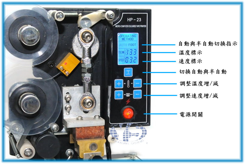 液晶螢幕自動印字機