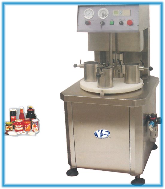 玻璃瓶半自動真空旋蓋機