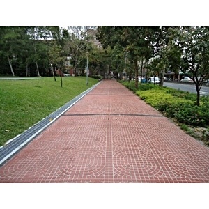 紙模_台北市景華公園人行道地坪