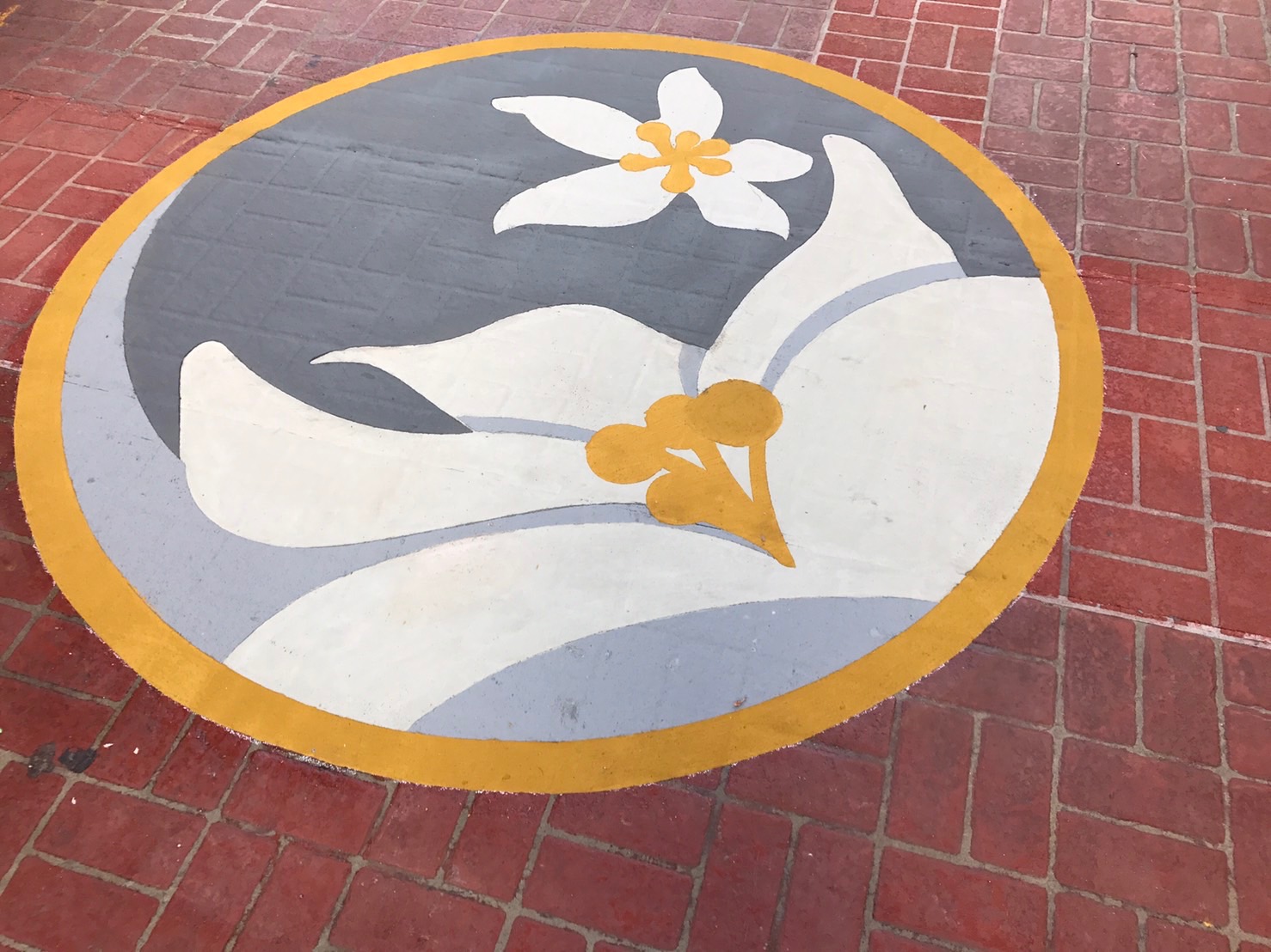 彩繪噴花止滑地坪-彩騰圖案