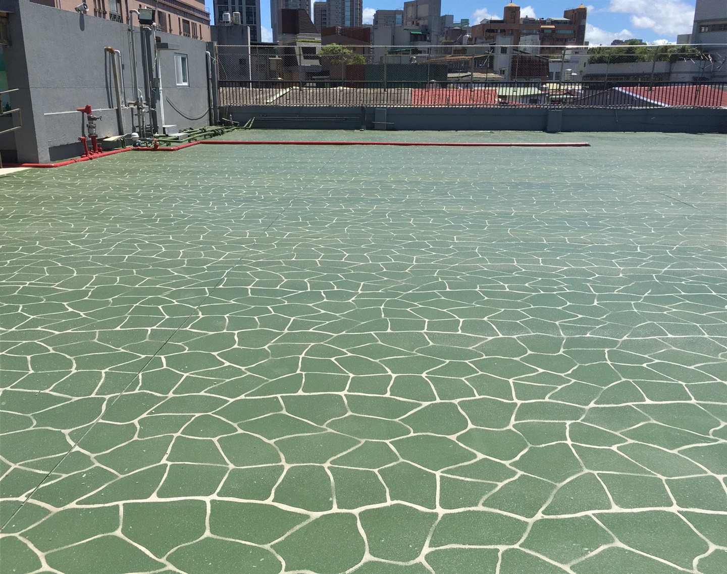 彩繪噴花止滑地坪