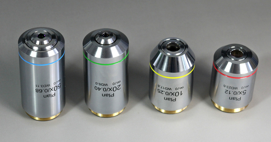 金相平場無窮遠長工作距離物鏡