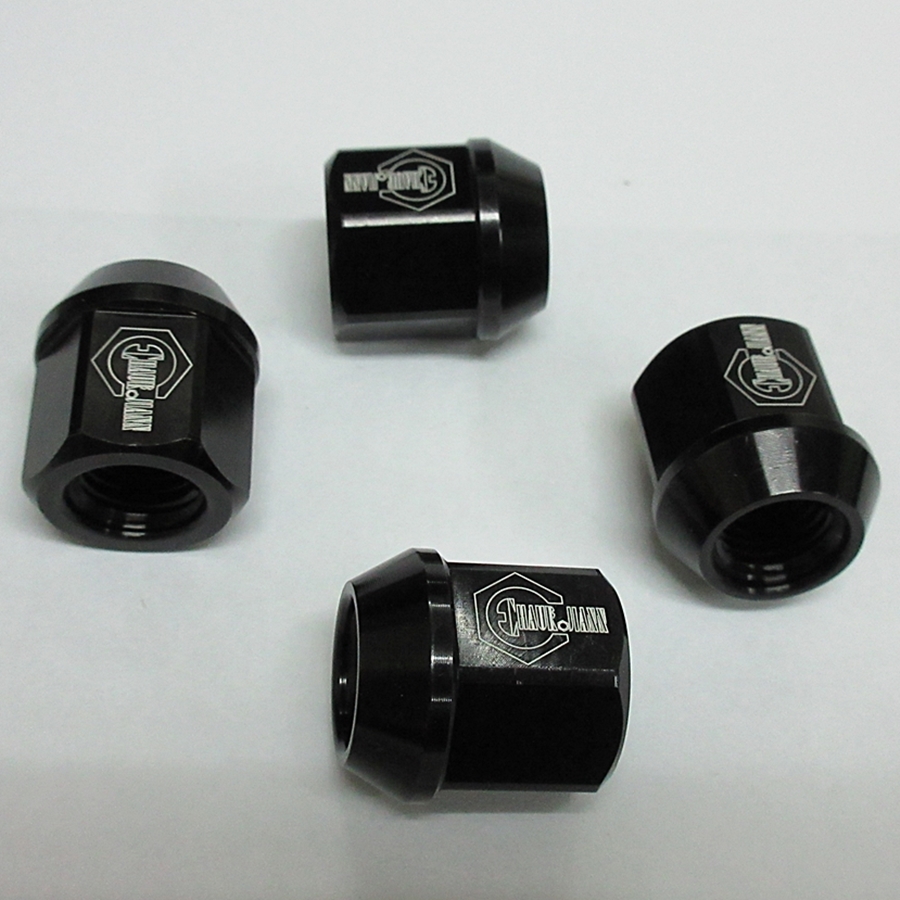 輪圈螺帽(航太鋁合金)黑