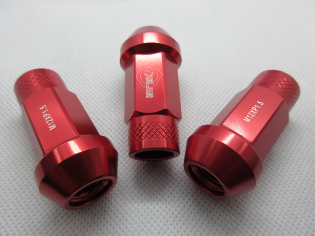 輪圈螺帽(航太鋁合金)紅