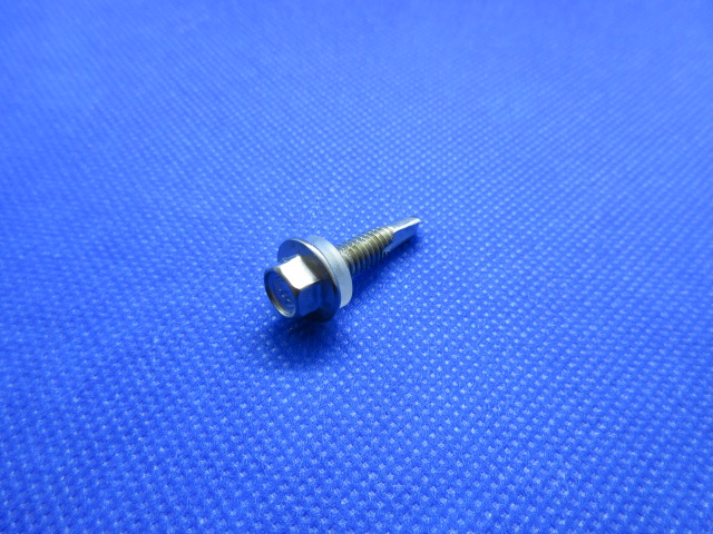 六角華司頭鑽尾(白鐵)