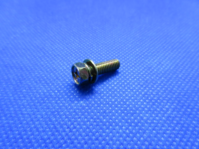 六角頭十字附華司彈簧華司(鍍五彩)