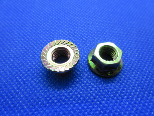 凸緣螺帽(鍍五彩)