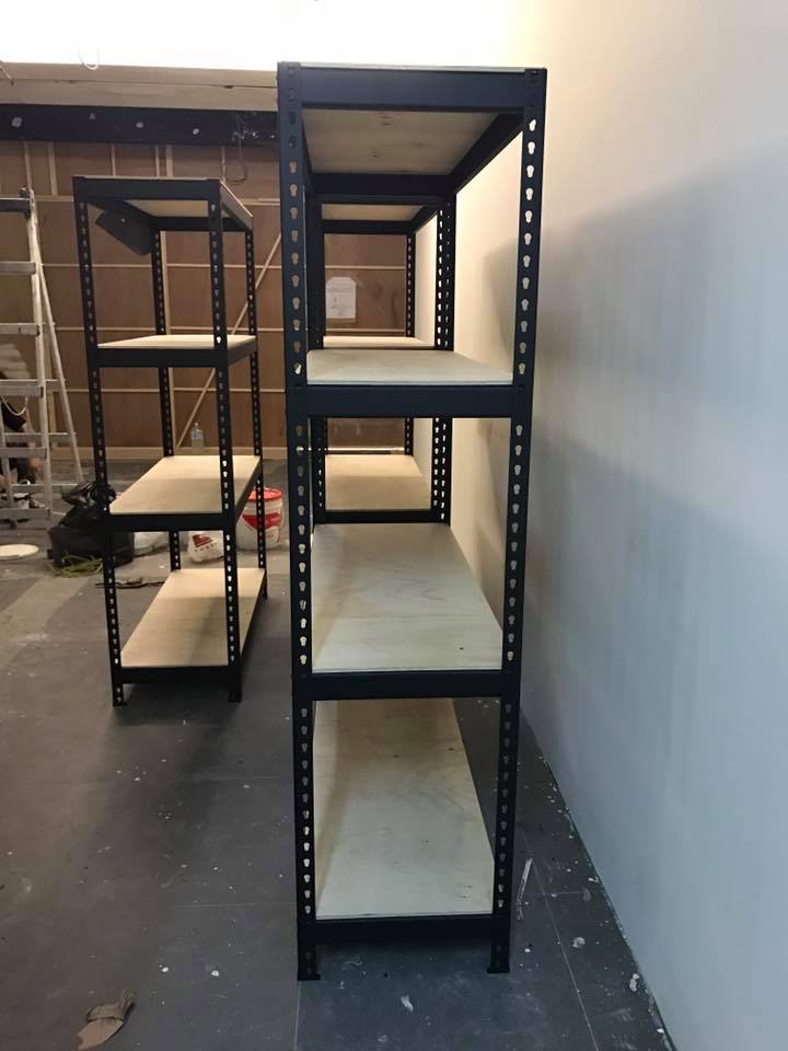 高雄夢時代專櫃～倉庫角鋼物料架&nbsp;