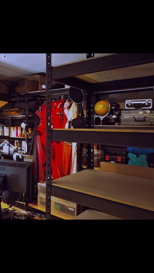 中西區設計師工作室～消光黑角鋼置物架