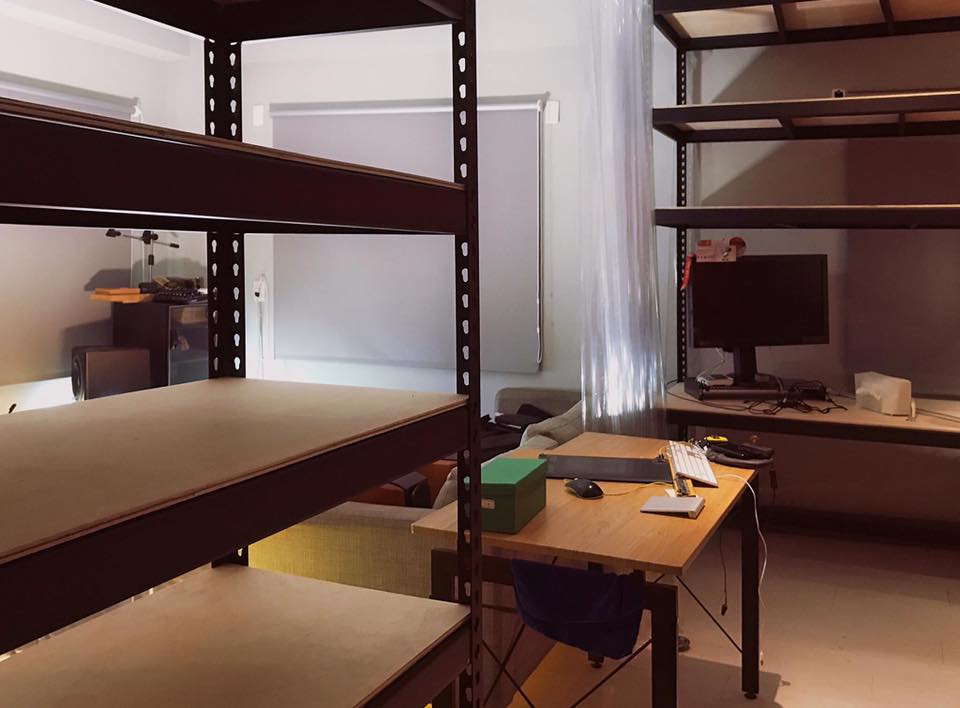 中西區設計師工作室～消光黑角鋼置物架